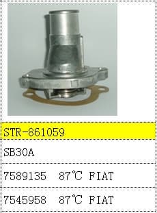 For FIAT Thermostat and Thermostat Housing 7589135 7545958
